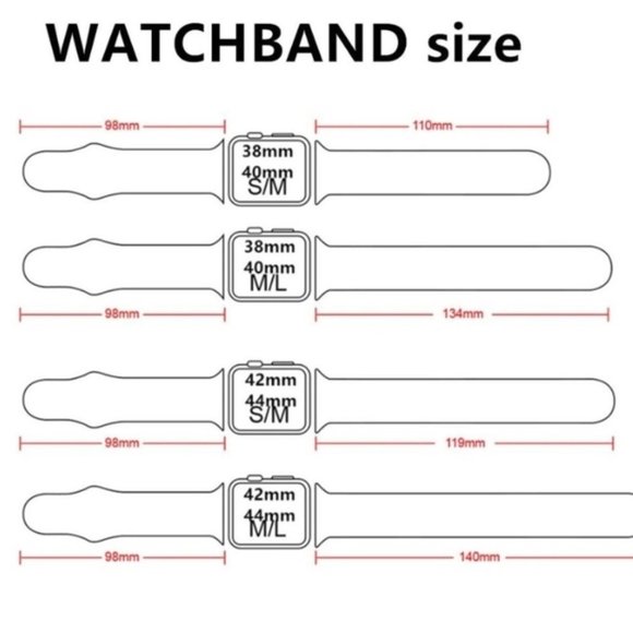 NEW[BAND] Gray Blue Sport Silicone For Apple Watch - Picture 2 of 3